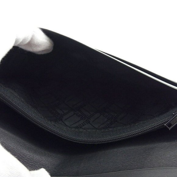 Dunhill Long Wallet Logo Plate Leather Auth USED L3591 - Picture 8 of 8